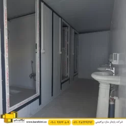 کانکس سرویس بهداشتی 4 چشمه ساندویچ پانل